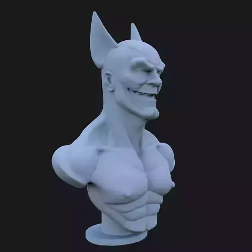 Batman Bust 3D STL Printable - 3D Model STL