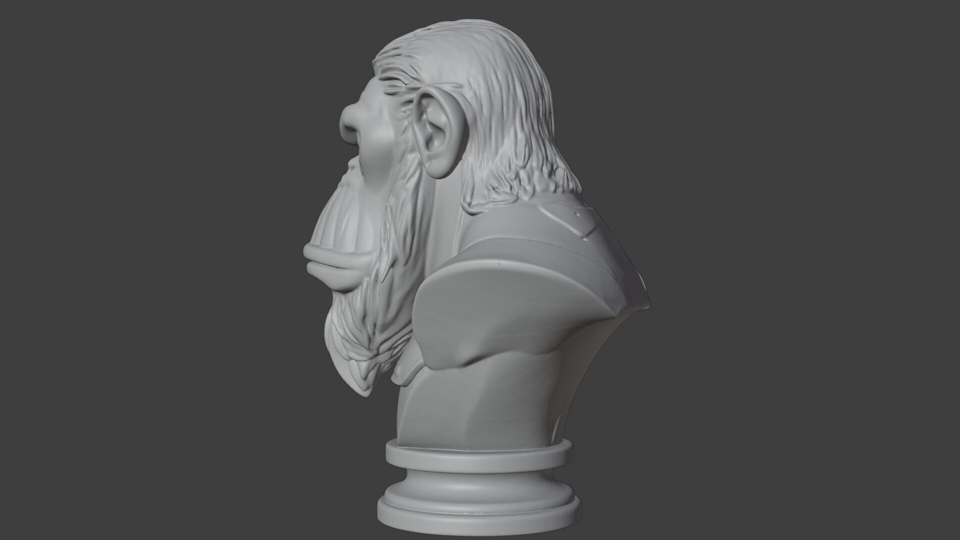 Bored Ape Bust 3D STL Printable - 3D Model STL 3D print model_3