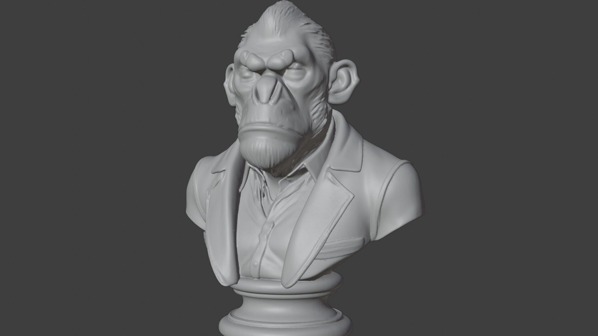 Bored Ape Bust 3D STL Printable - 3D Model STL 3D print model_2