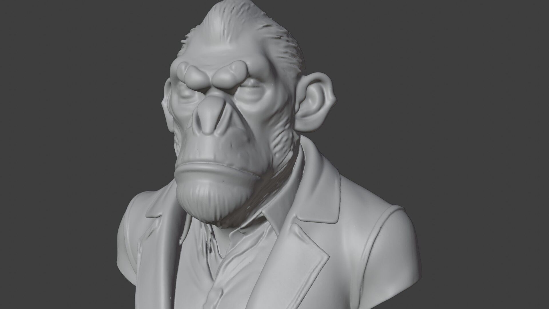 Bored Ape Bust 3D STL Printable - 3D Model STL 3D print model_7