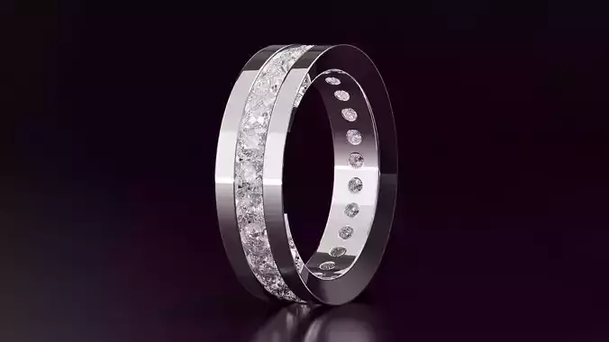 round cut eternity ring N04 54EU size