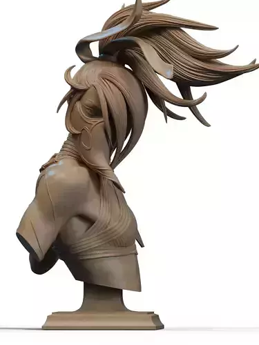 Akali Bust 3D Print