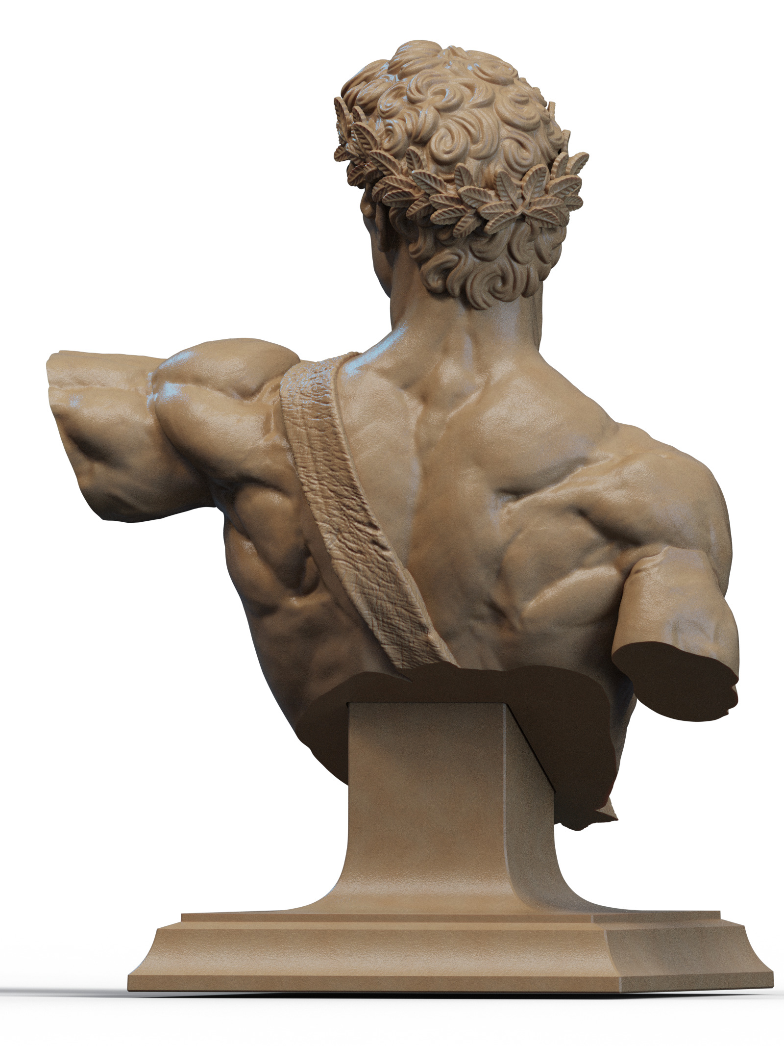 Apolo Bust 3D Print 3D print model_2