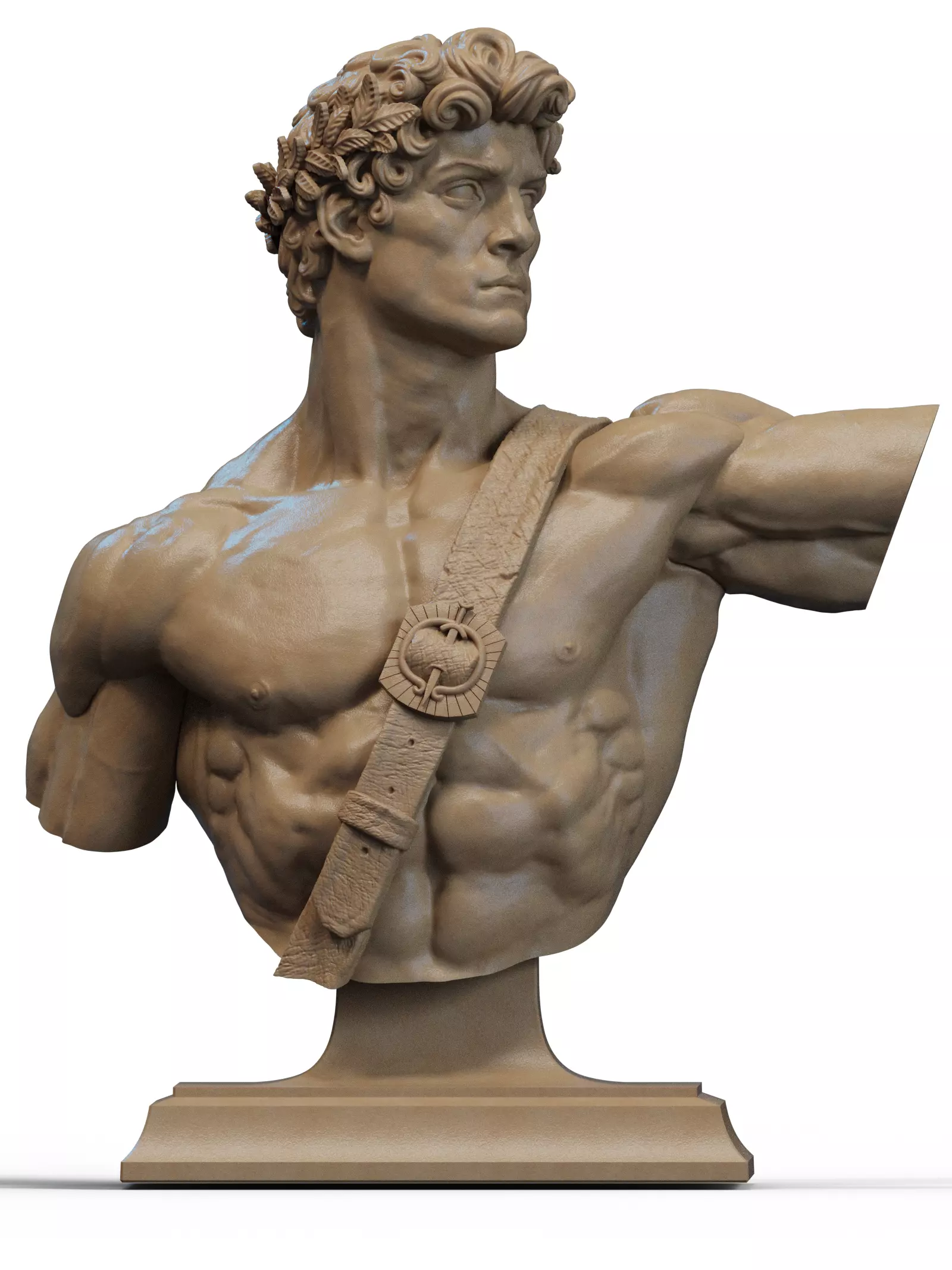 Apolo Bust 3D Print 3D print model_0