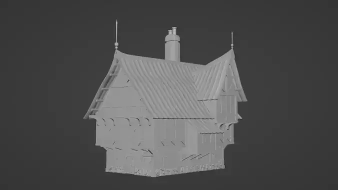 Medieval House 3D model