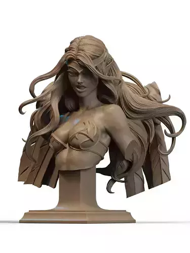 Morgana Bust 3D Print