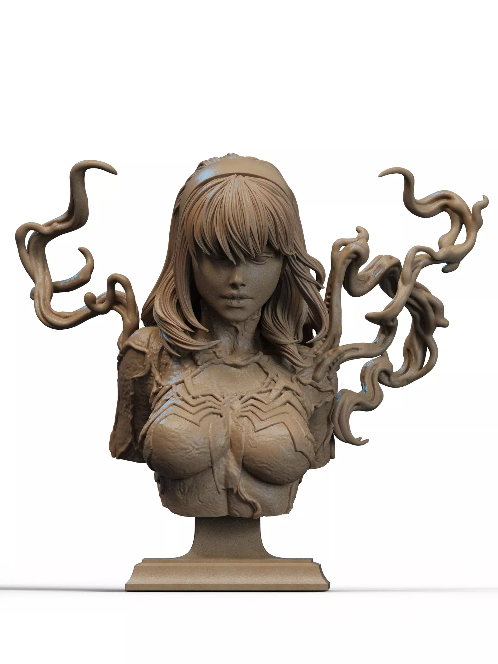 Gwenom Bust 3D Print 3D print model_0