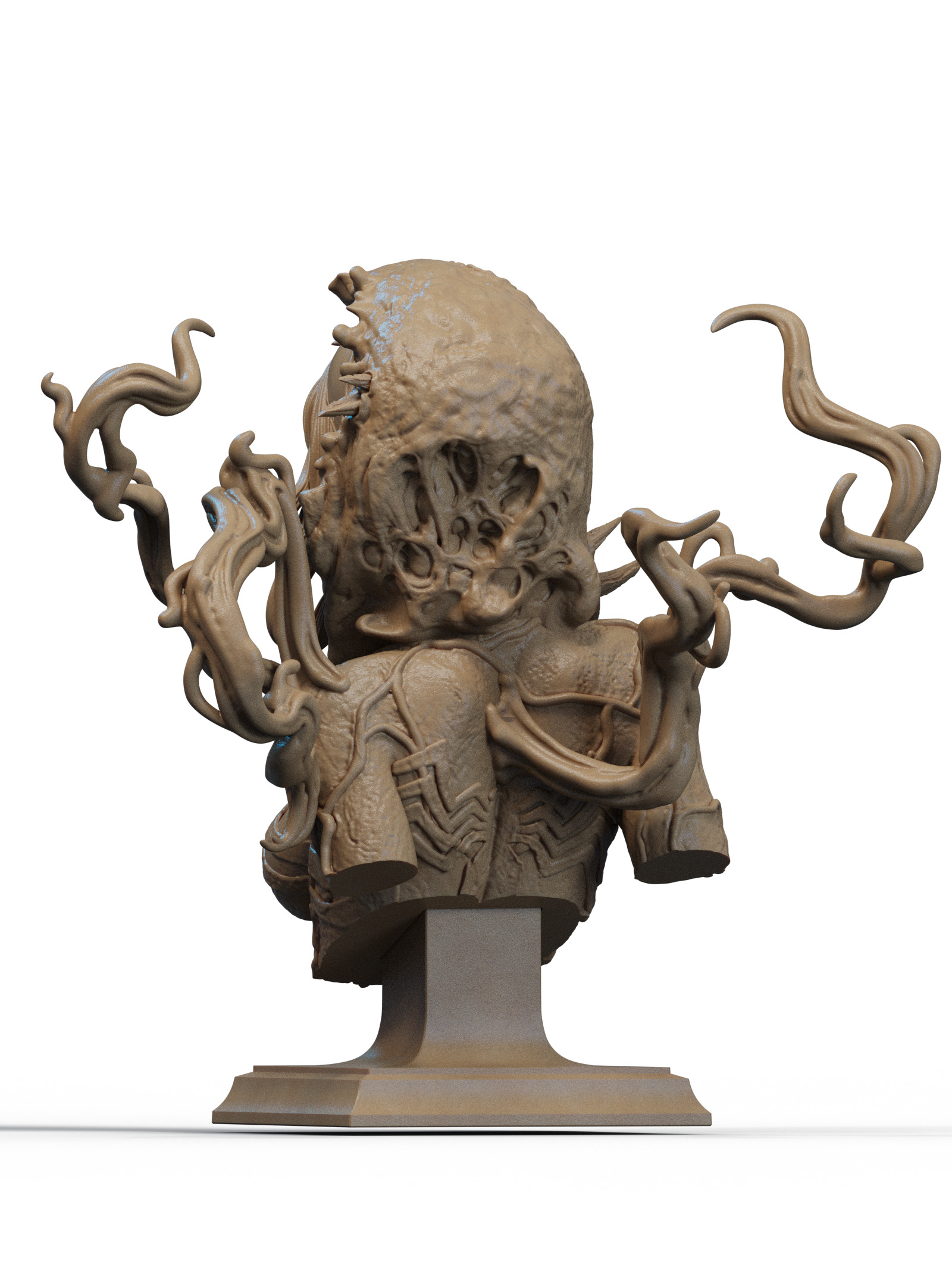 Gwenom Bust 3D Print 3D print model_3