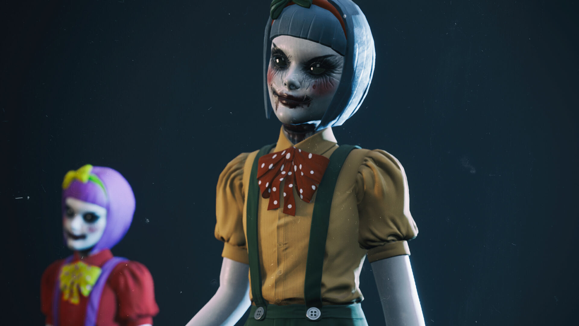 Trio Dolls Pack - Rigged and Animated Low-poly 3D model_20