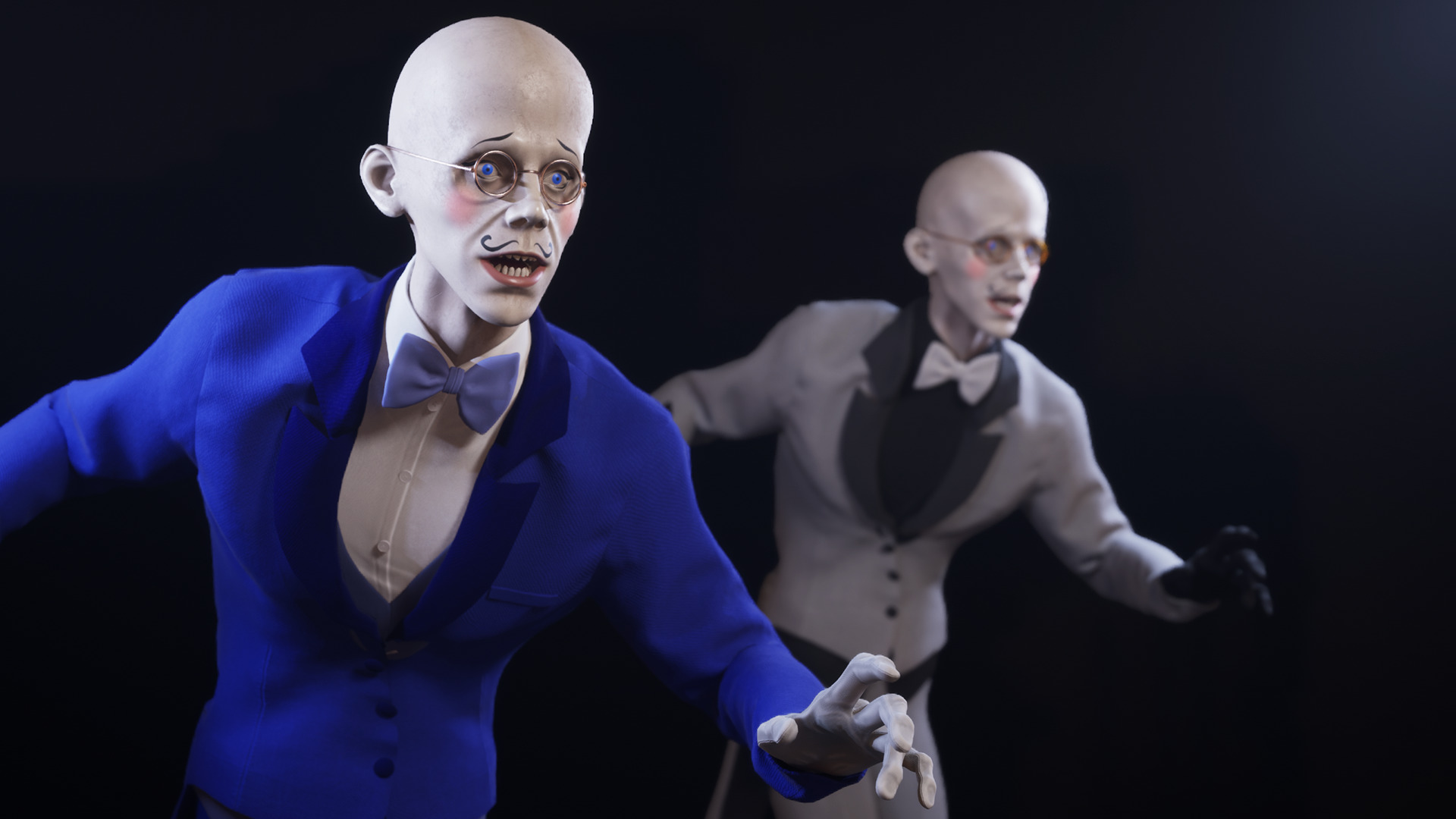 Trio Dolls Pack - Rigged and Animated Low-poly 3D model_34