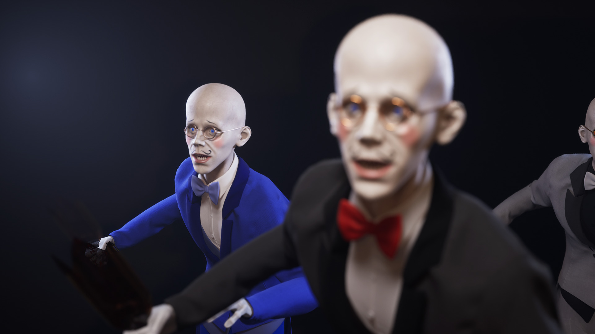 Trio Dolls Pack - Rigged and Animated Low-poly 3D model_37