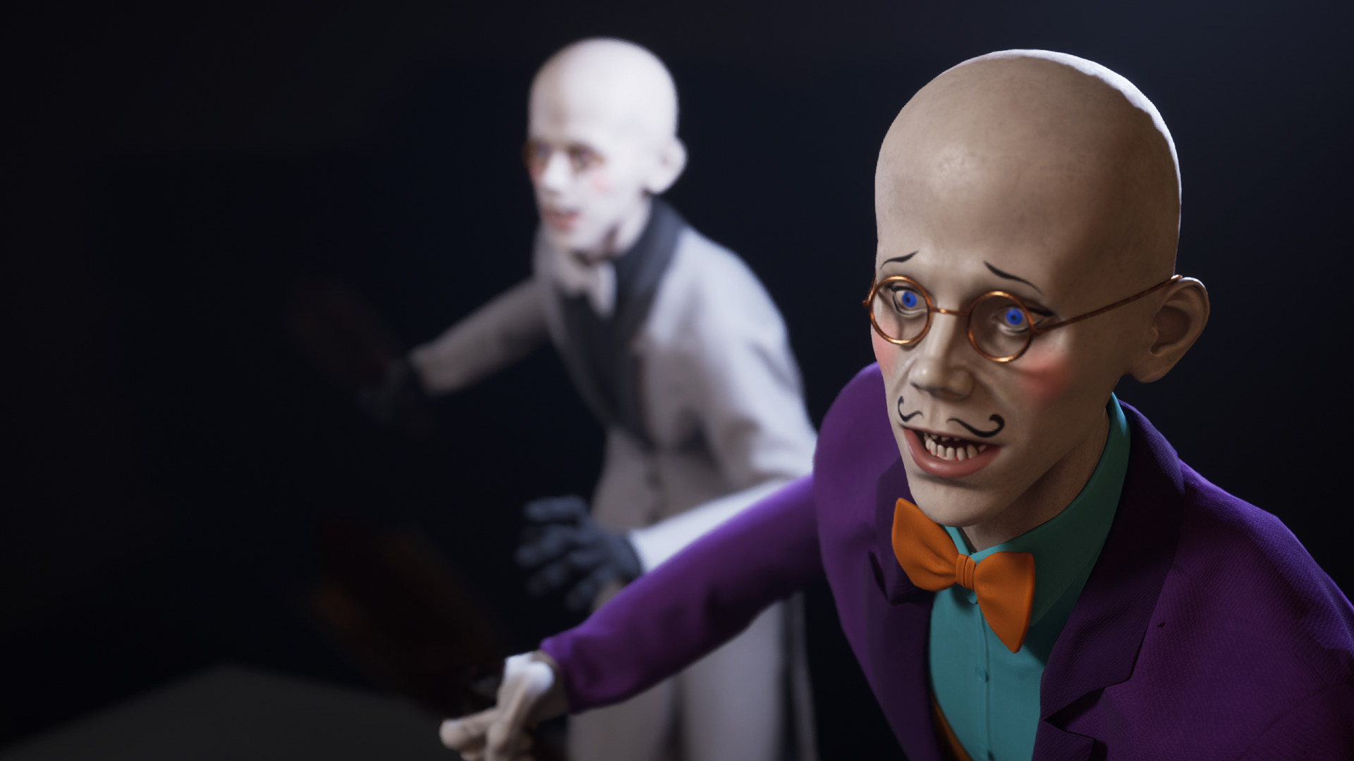 Trio Dolls Pack - Rigged and Animated Low-poly 3D model_35