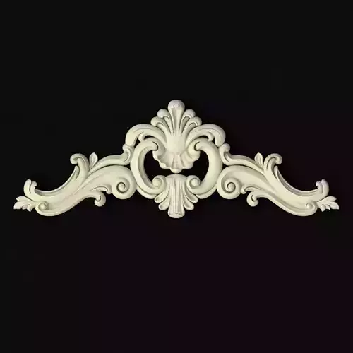 Central decor ornament for furniture