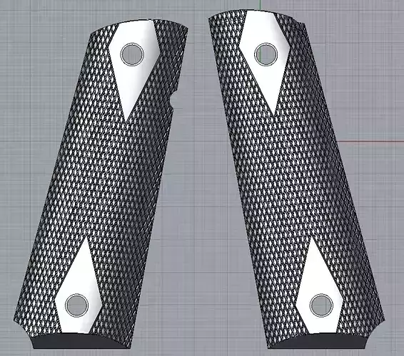 1911 original grips 3D print model