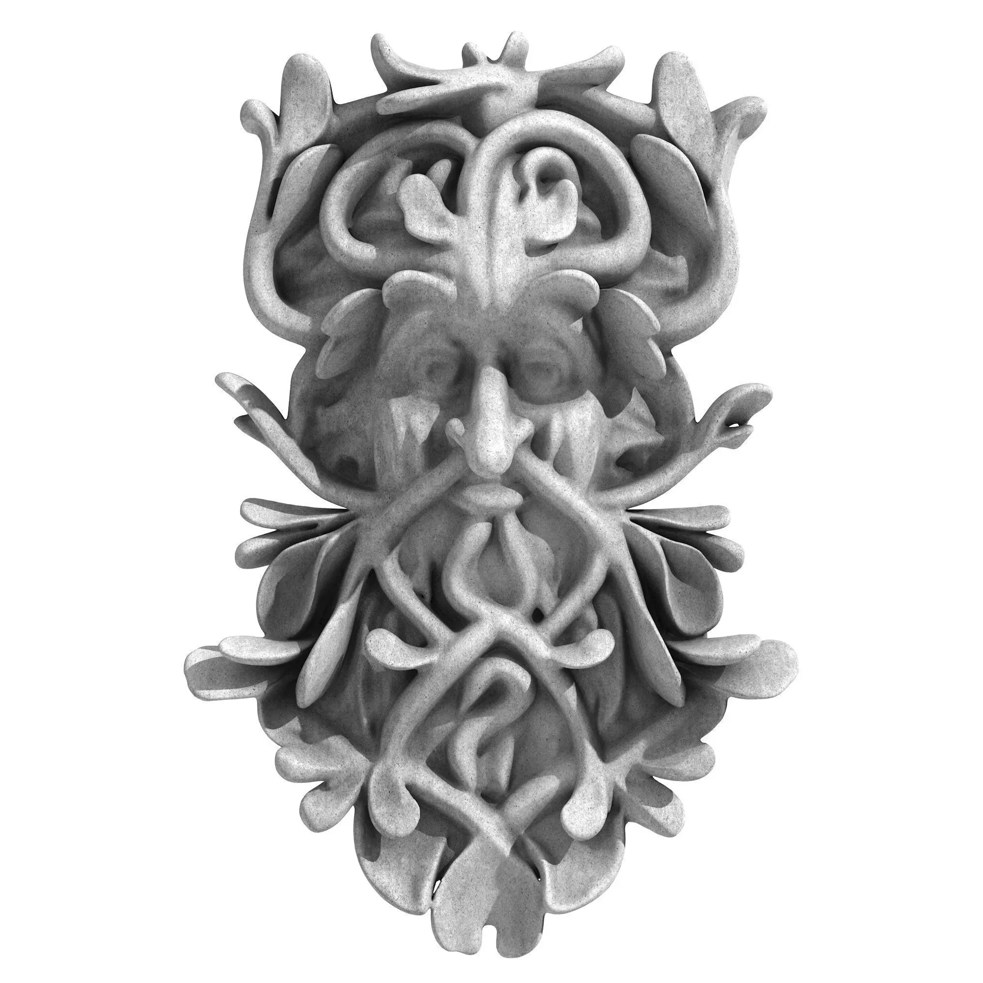 Green Man 3 3D model_0