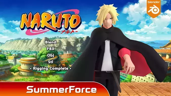 Boruto Uzumaki - Naruto Shippuden 3D model