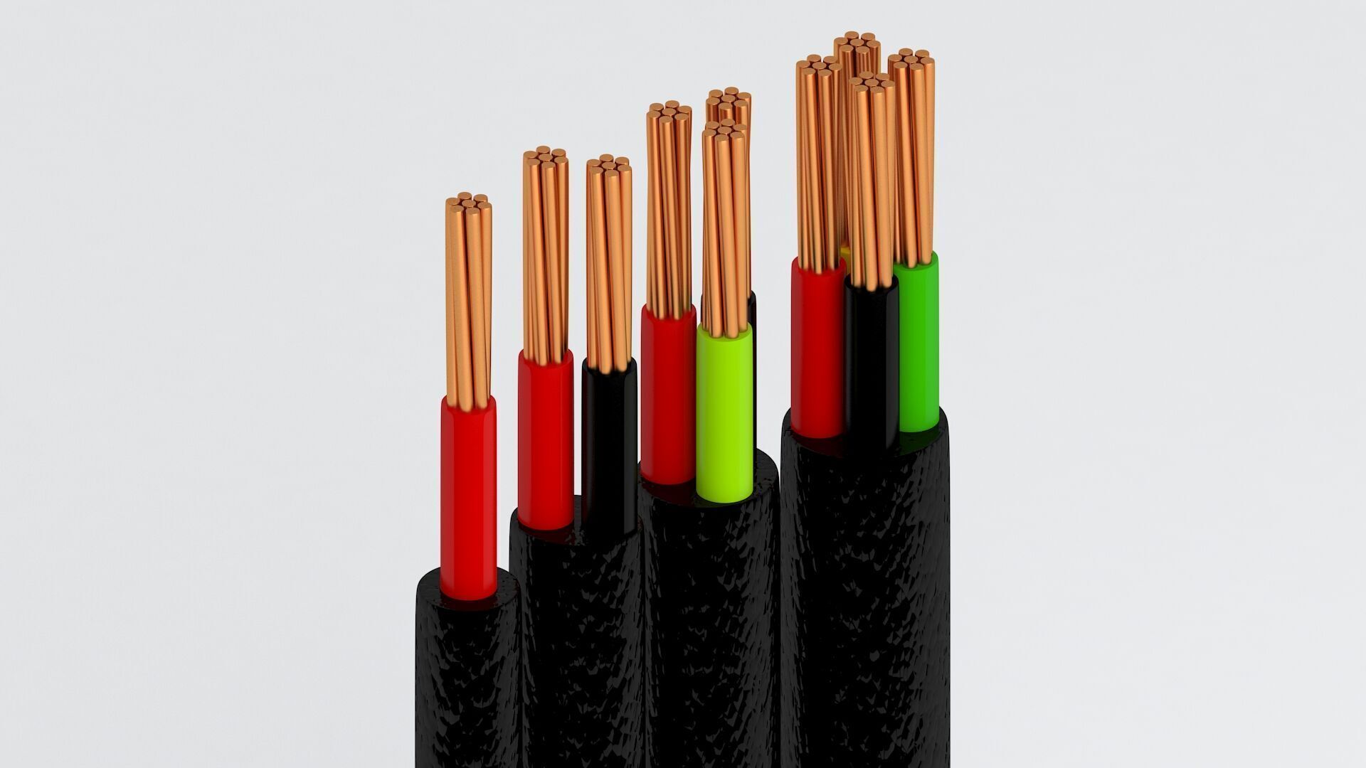 Cable Collection 3D model_1