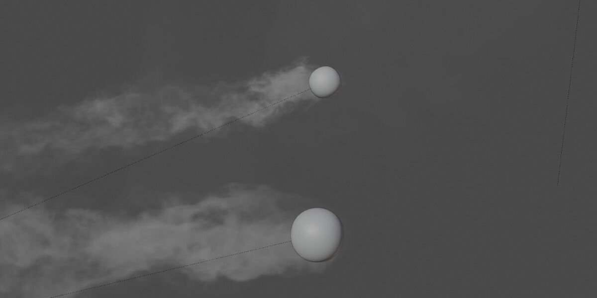 Animated Vdb Fire Trail - 400 Frames - Fade In 3D model_3