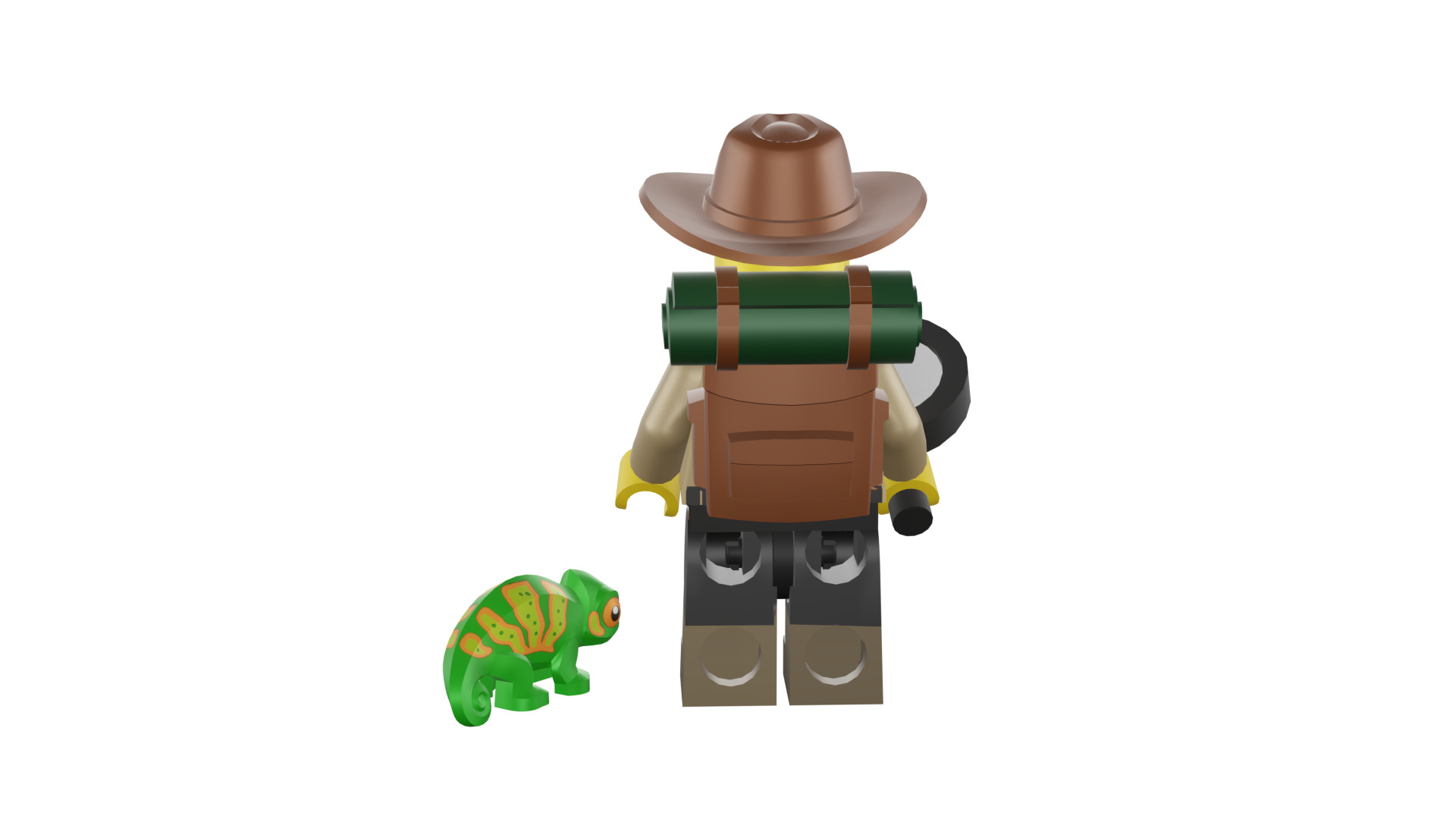 3D print minifigure - 71025-7 Jungle Explorer 3D print model_30