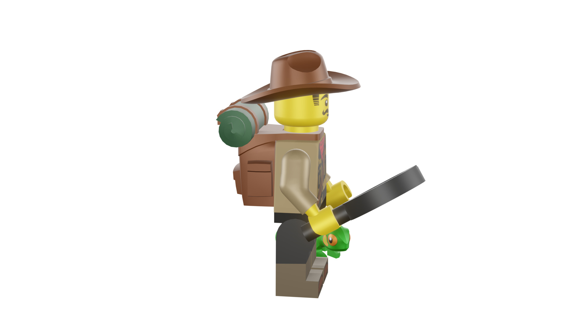 3D print minifigure - 71025-7 Jungle Explorer 3D print model_18