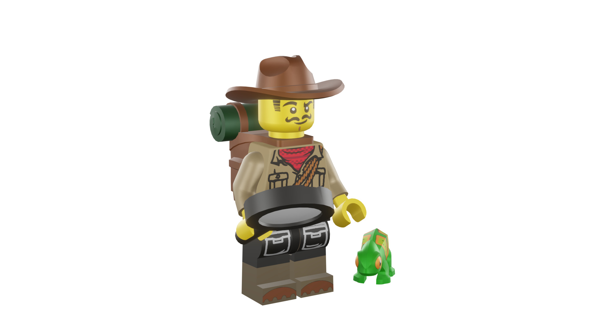 3D print minifigure - 71025-7 Jungle Explorer 3D print model_13