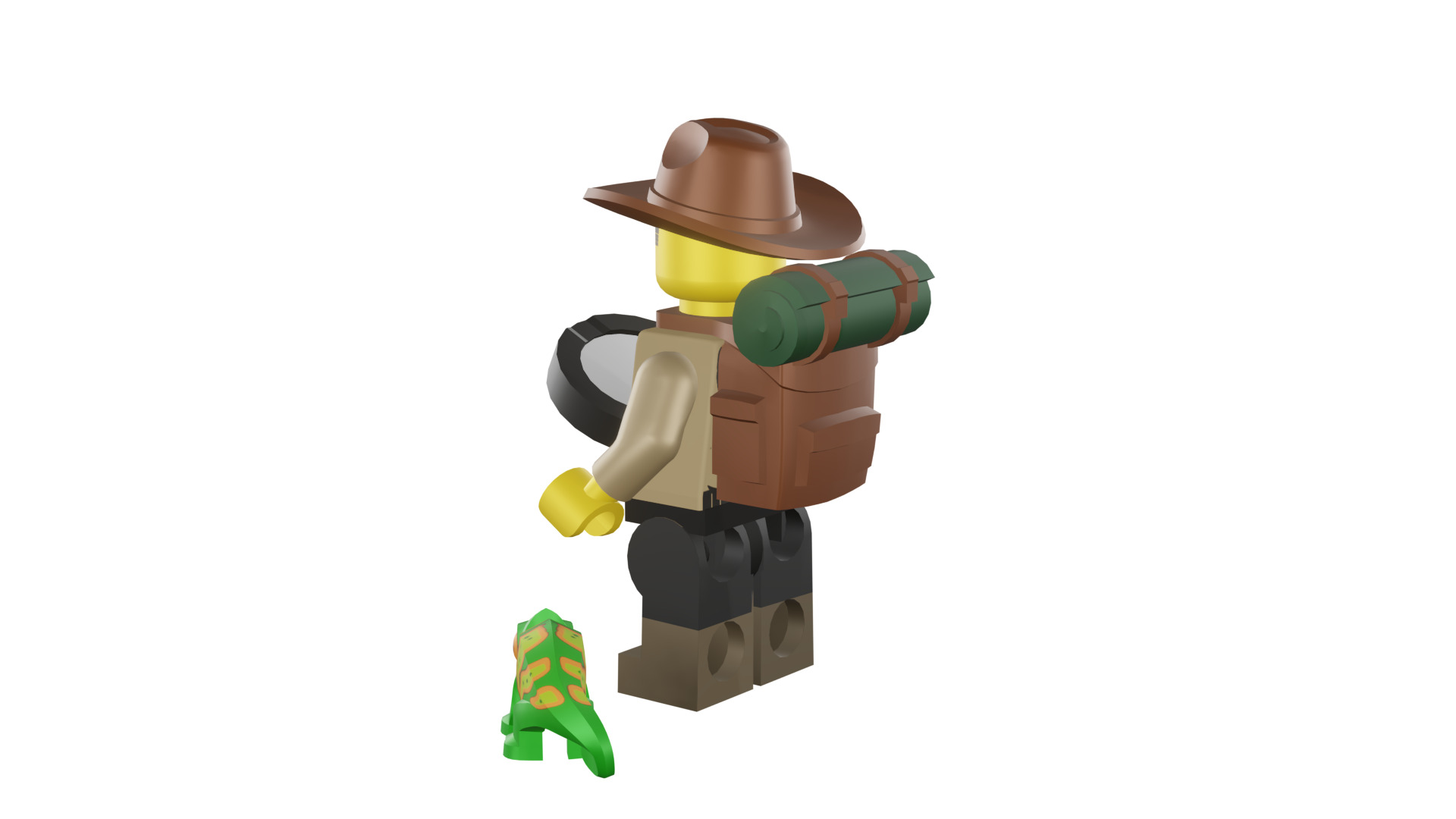 3D print minifigure - 71025-7 Jungle Explorer 3D print model_36