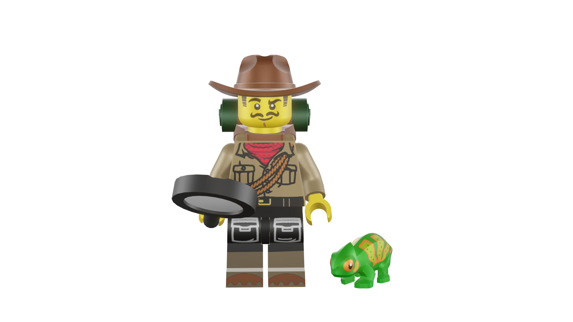 3D print minifigure - 71025-7 Jungle Explorer 3D print model_50