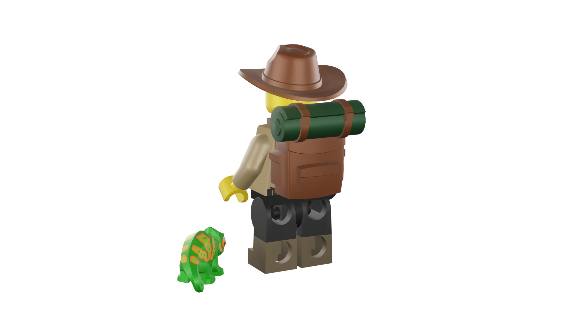 3D print minifigure - 71025-7 Jungle Explorer 3D print model_33