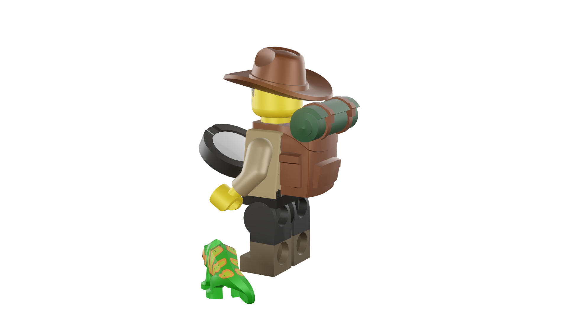 3D print minifigure - 71025-7 Jungle Explorer 3D print model_37