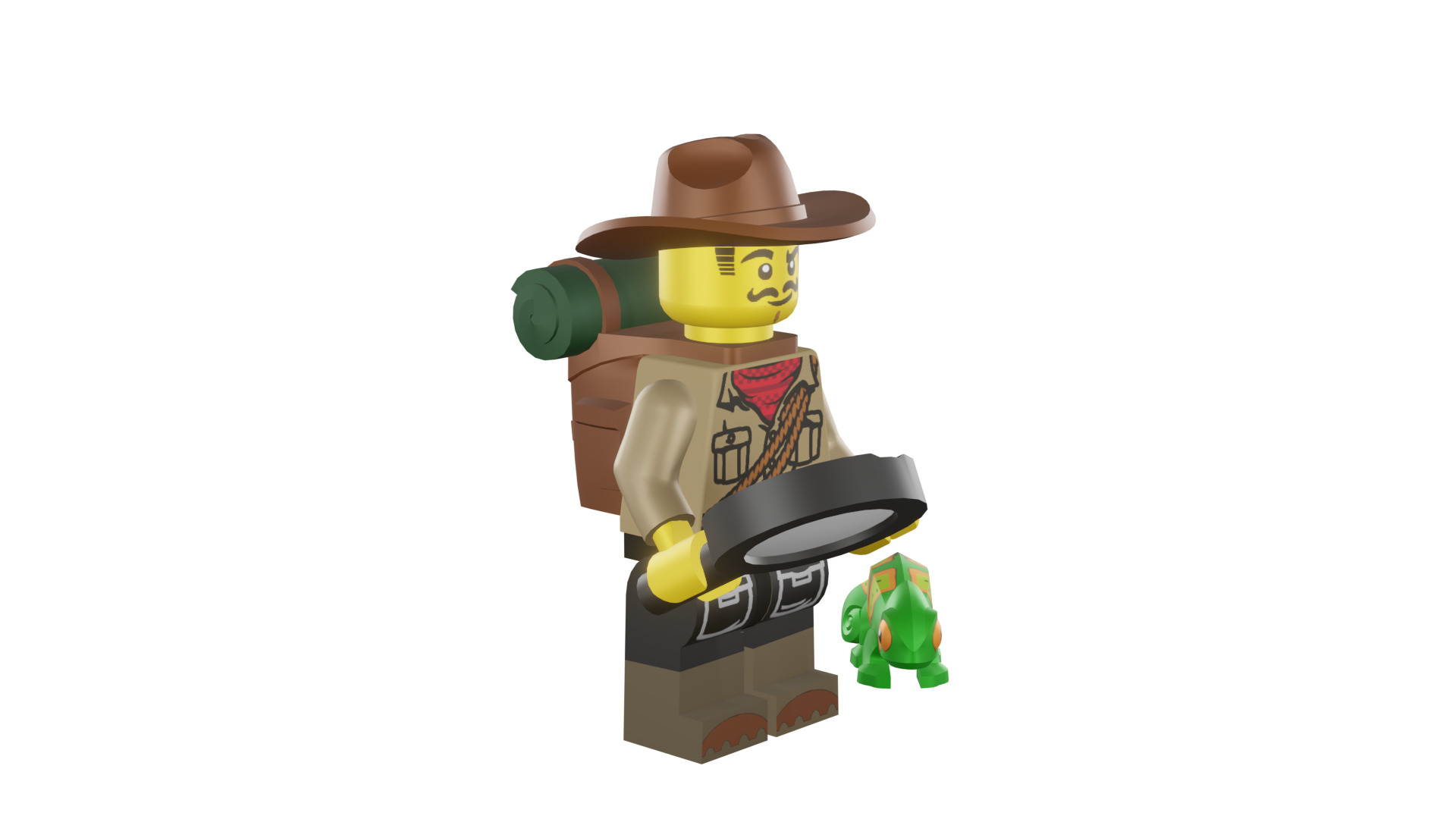 3D print minifigure - 71025-7 Jungle Explorer 3D print model_15