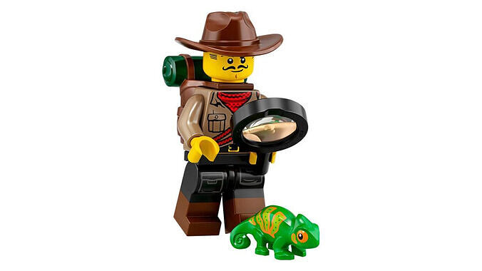 3D print minifigure - 71025-7 Jungle Explorer 3D print model