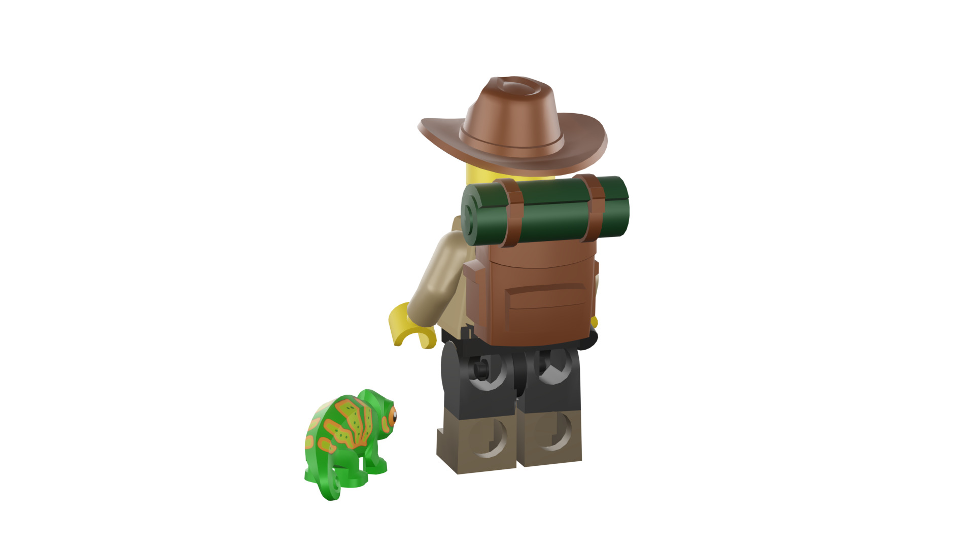3D print minifigure - 71025-7 Jungle Explorer 3D print model_32