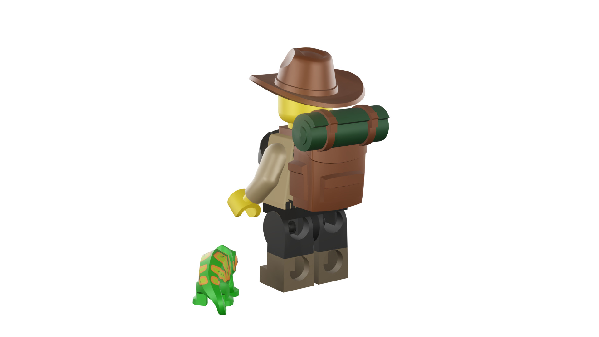 3D print minifigure - 71025-7 Jungle Explorer 3D print model_34