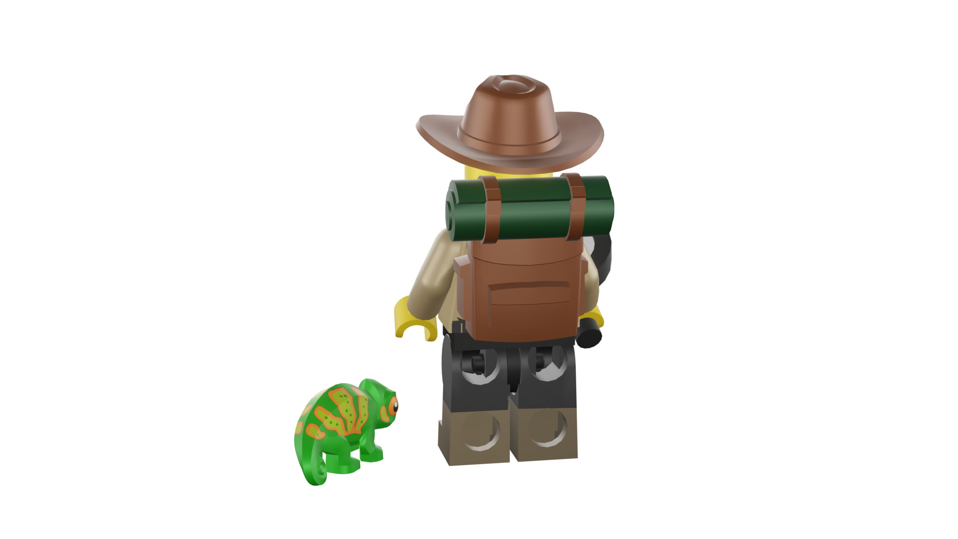 3D print minifigure - 71025-7 Jungle Explorer 3D print model_31
