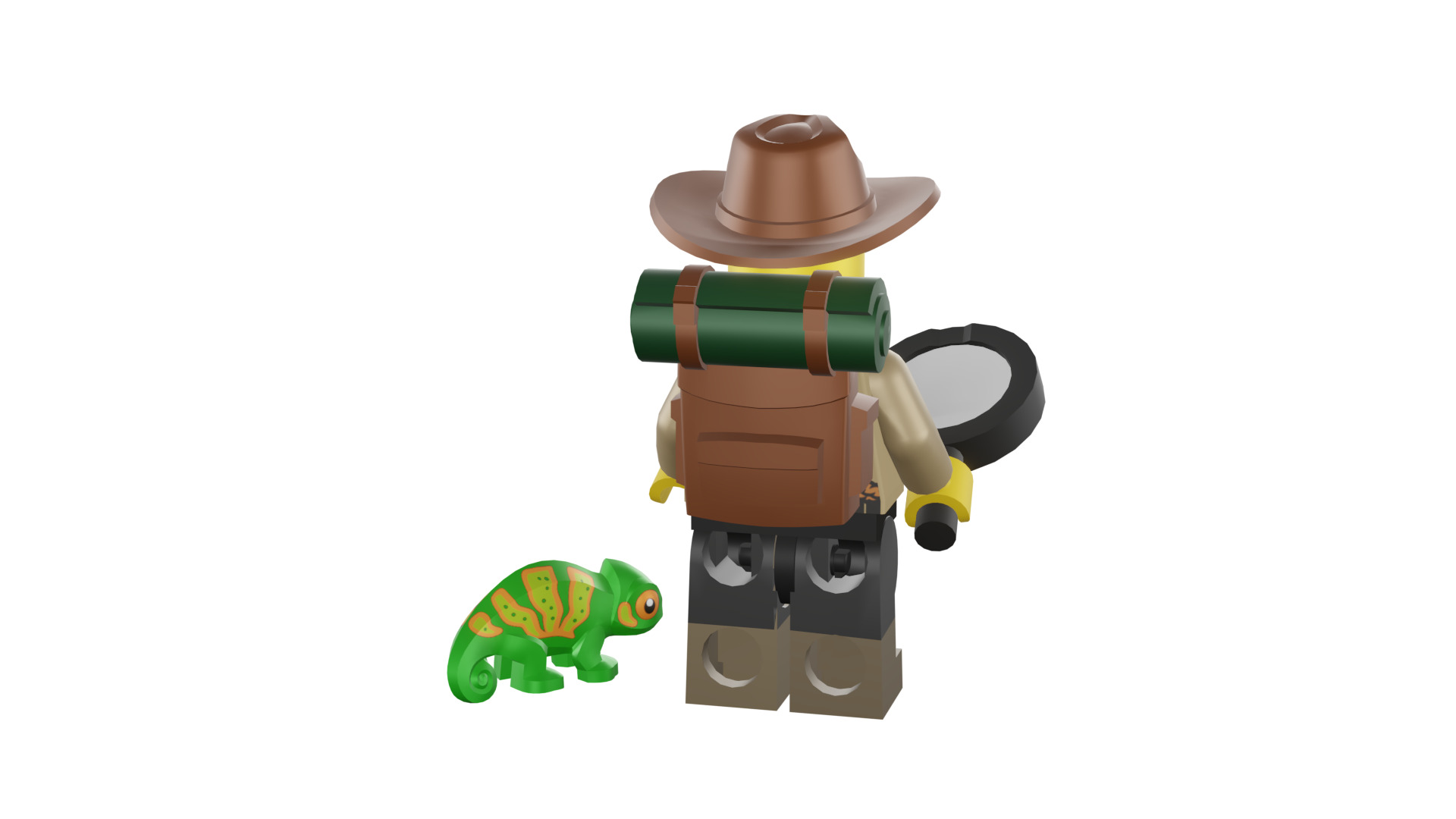 3D print minifigure - 71025-7 Jungle Explorer 3D print model_28