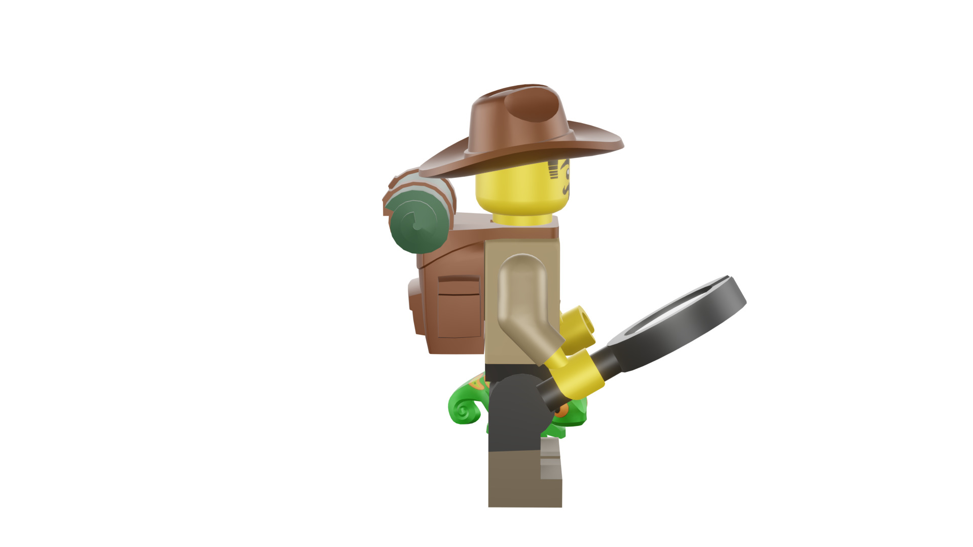 3D print minifigure - 71025-7 Jungle Explorer 3D print model_19