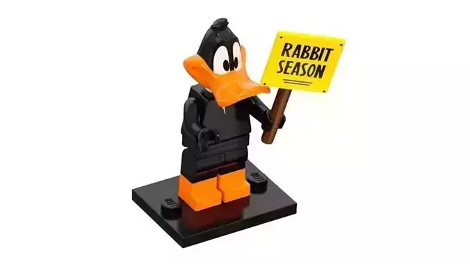 3D print minifigure - 71030-7 Daffy Duck 3D print model