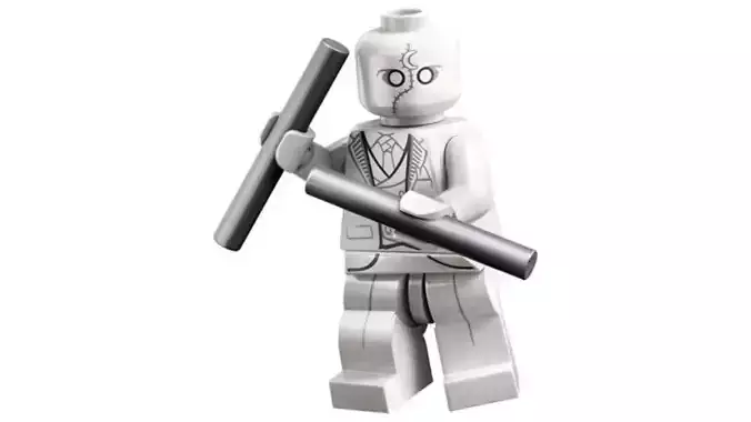 3D print minifigure - 71039-3 Mr Knight