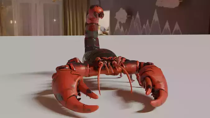 escorpion Low-poly 3D model
