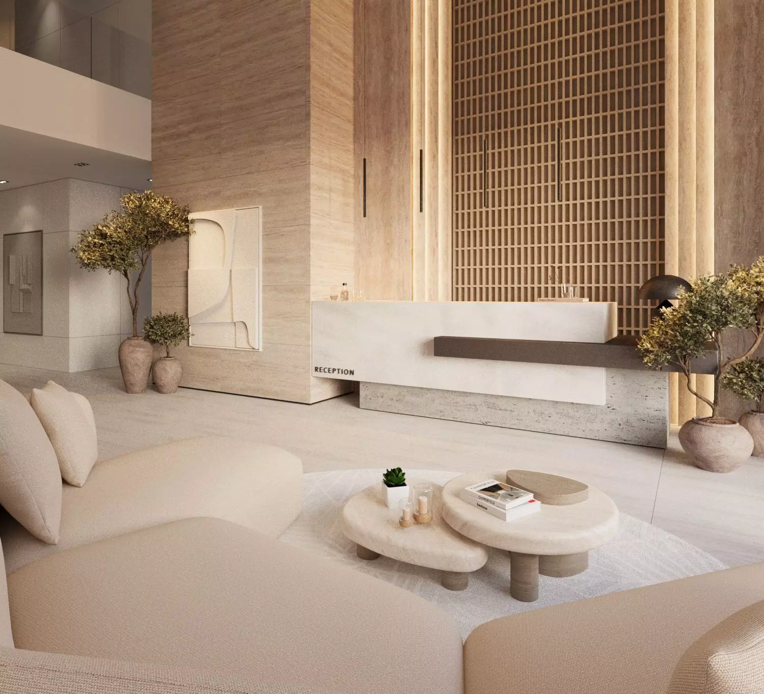 Premium Reception Scene 3D model 3D model_0