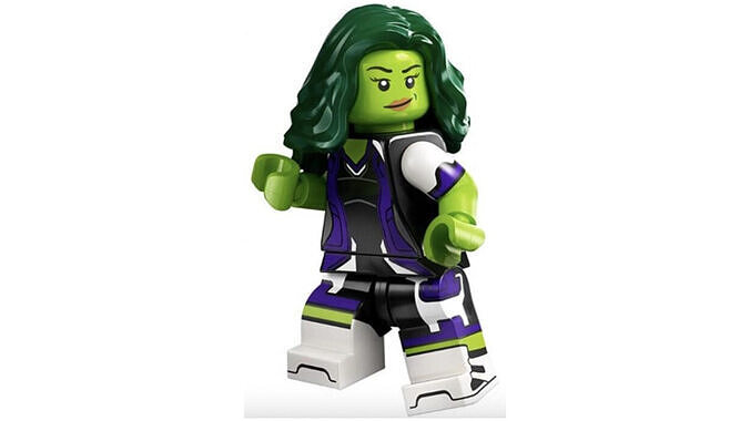 3D print minifigure - 71039-5 She-Hulk 3D print model