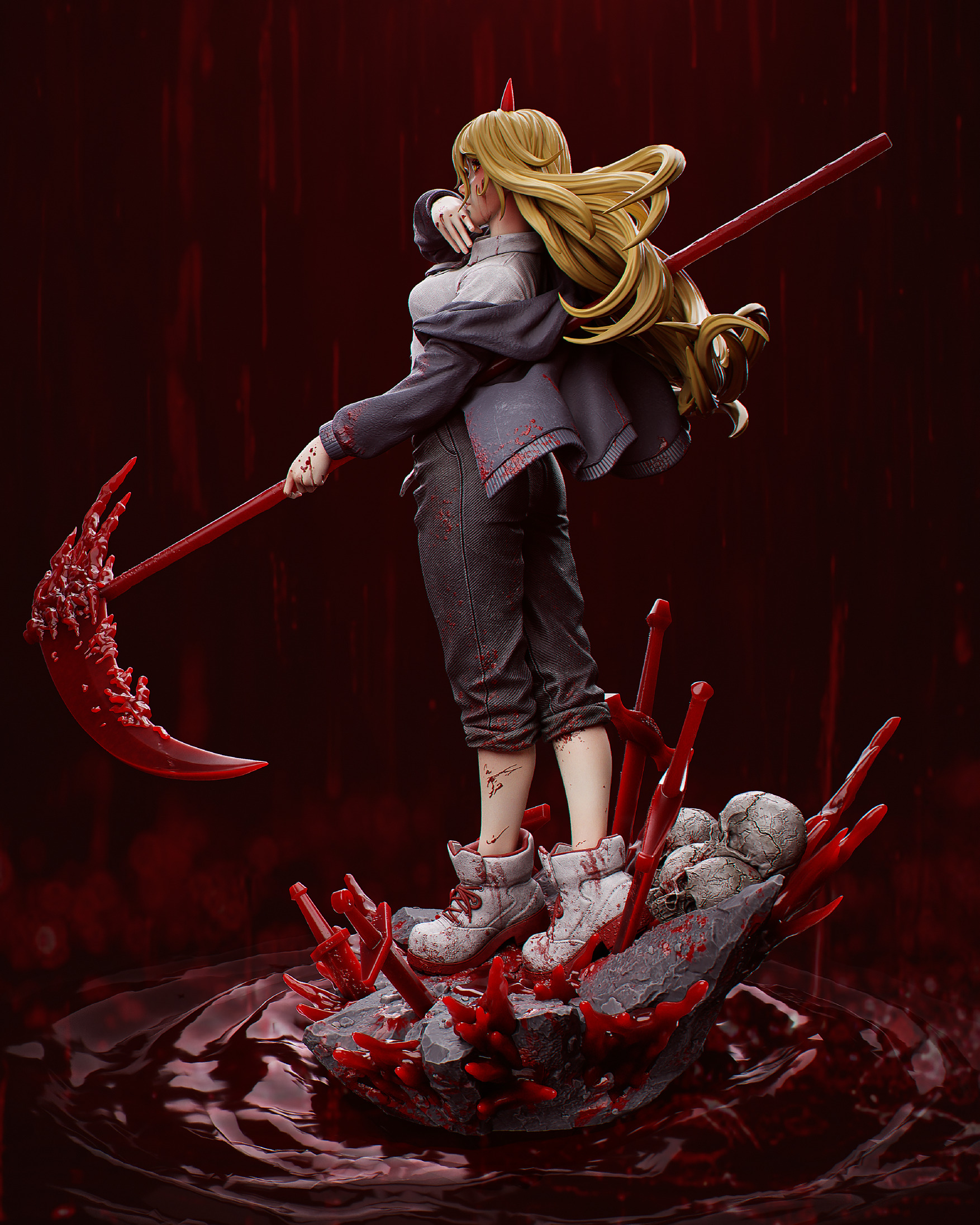 Power - Chainsawman 3D Print 3D print model_5