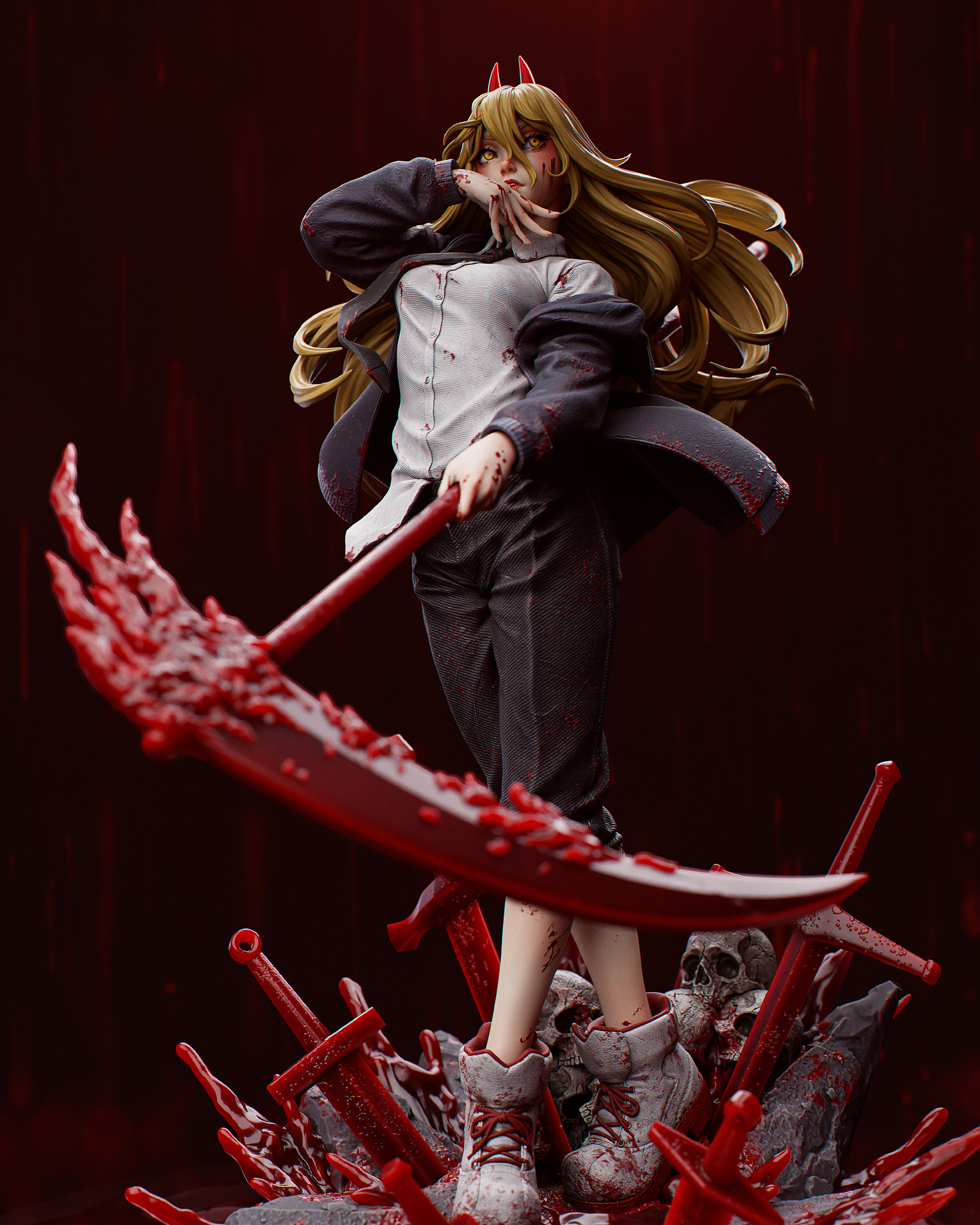 Power - Chainsawman 3D Print 3D print model_1