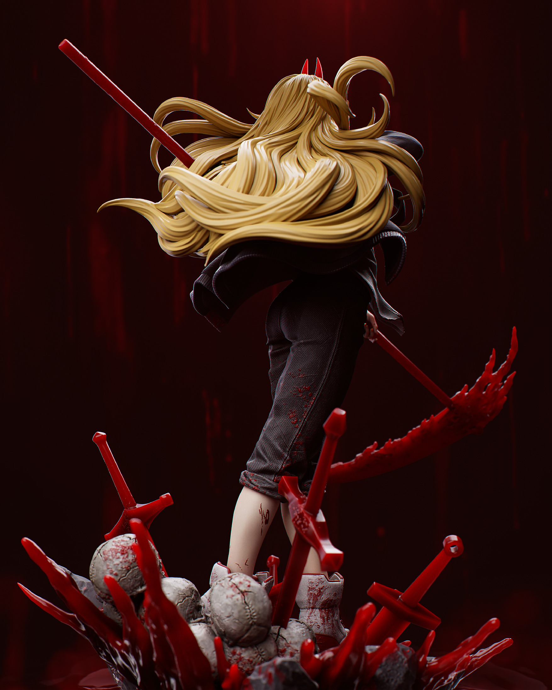 Power - Chainsawman 3D Print 3D print model_2