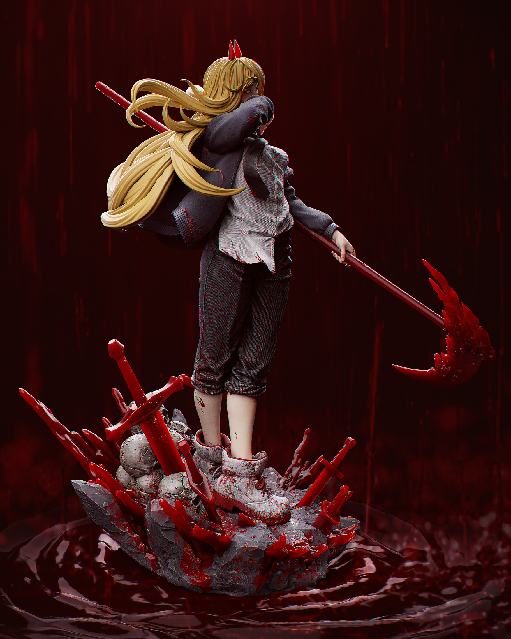 Power - Chainsawman 3D Print 3D print model_6