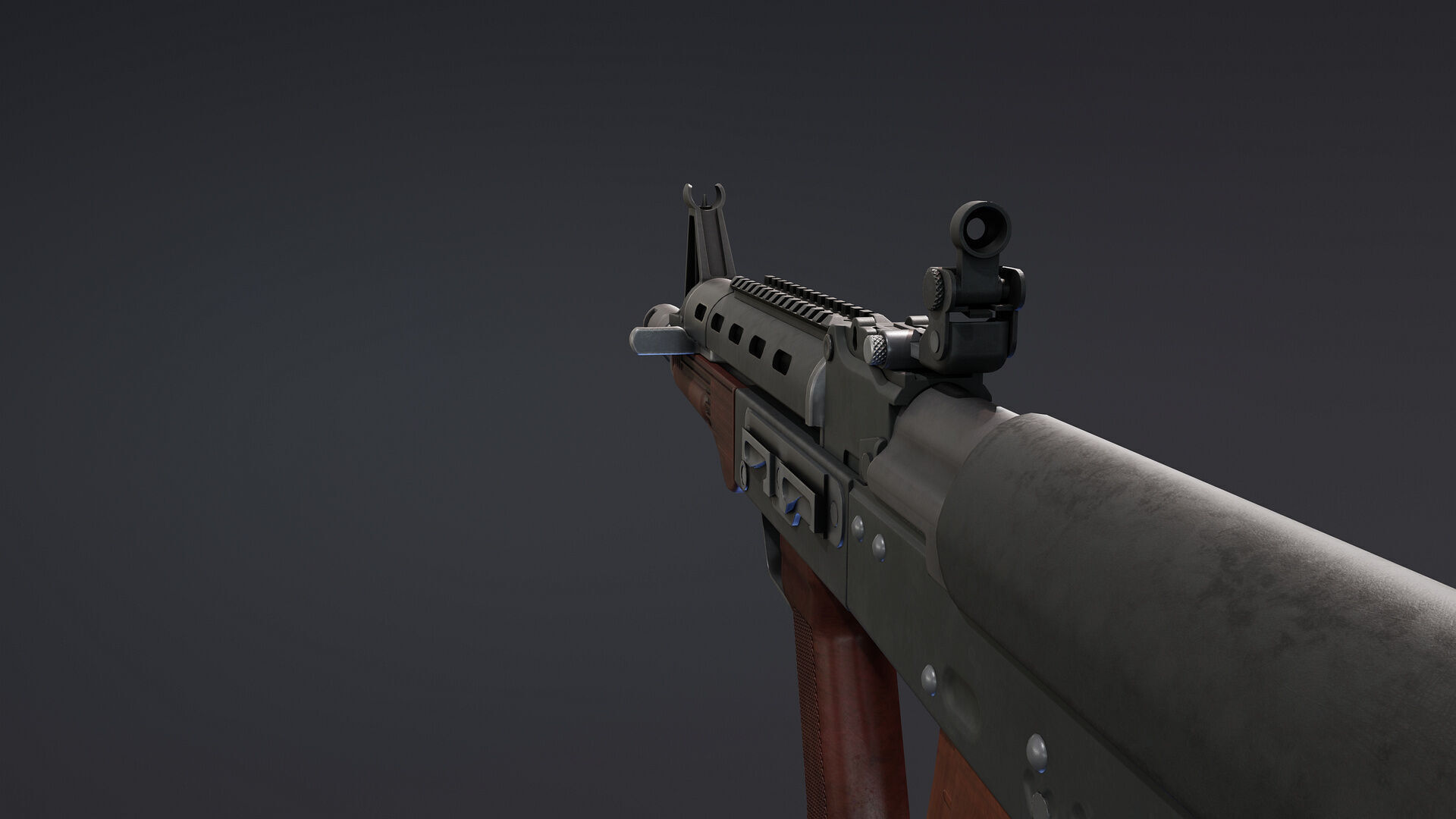 Veper Rifel 3D model Vepr Bullpup Rifle VR / AR / low-poly | CGTrader