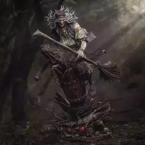 Baba Yaga 3D Print 3D print model