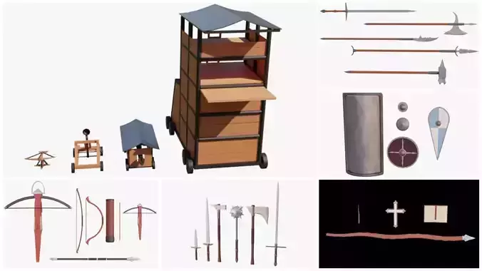 Medieval assets pack