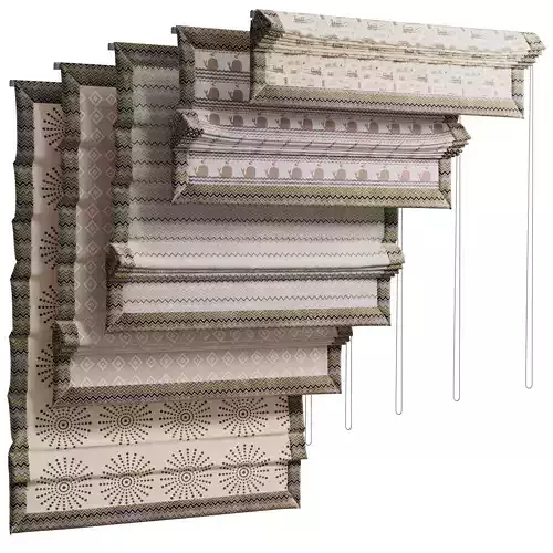 Roman blinds for children room 04