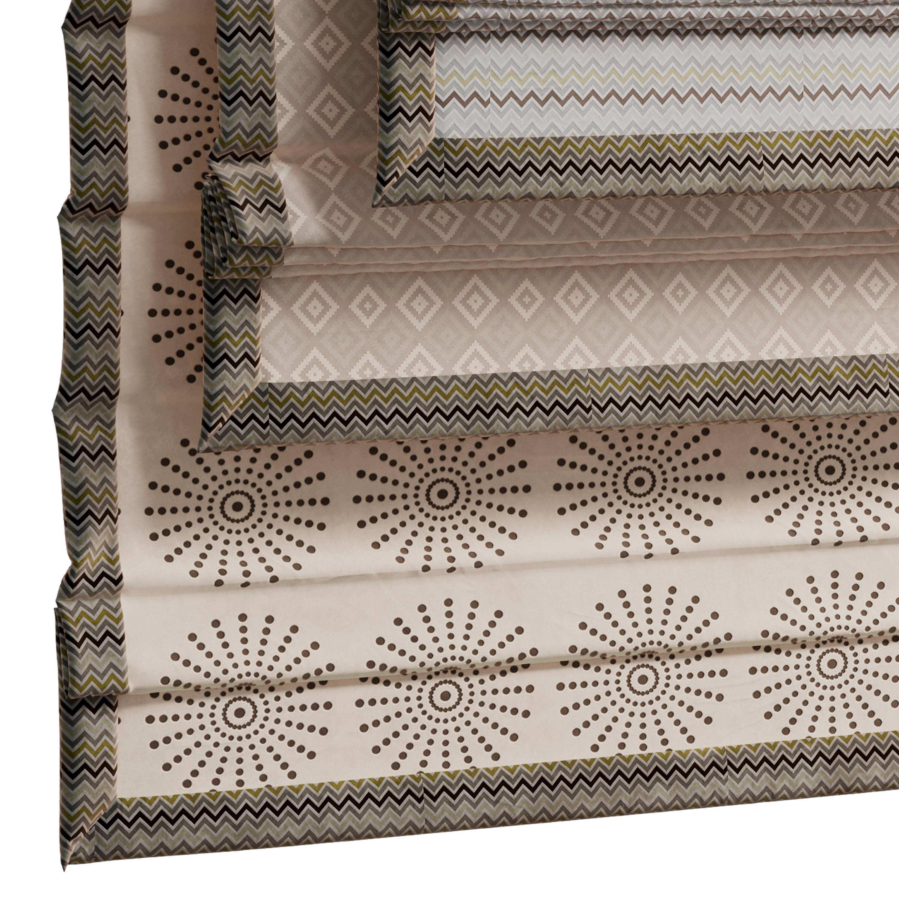 Roman blinds for children room 04 Low-poly 3D model_1